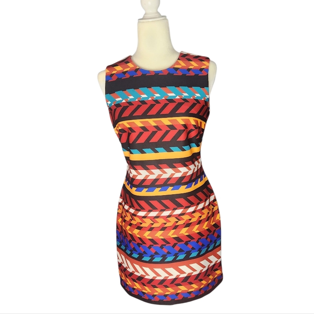Calvin Klein Multicolor Striped Mini Dress - Picture 3 of 7